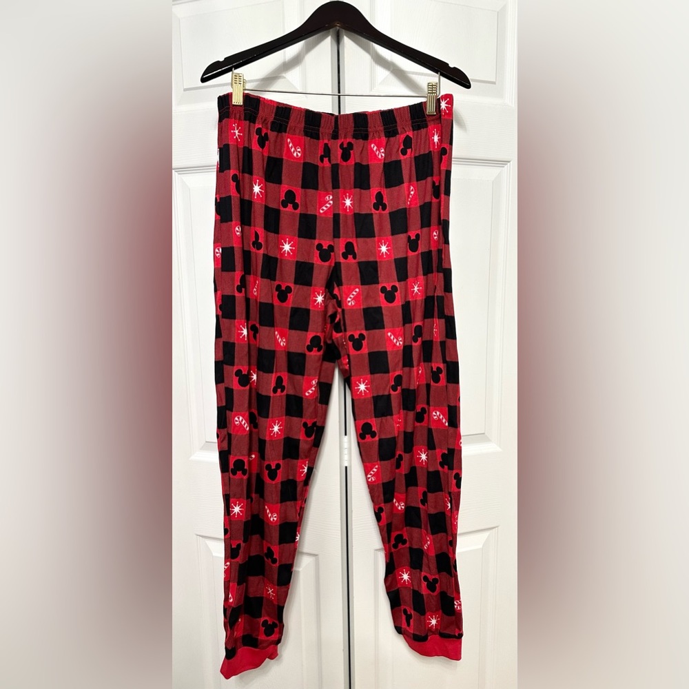 NEW with tags Disney Mickey Mouse Christmas Holiday Flannel Pajama Set - Picture 3 of 4
